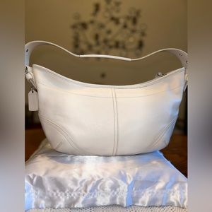 Sold! Coach Winter White 9464 SoHo Small Hobo Shoulder Bag